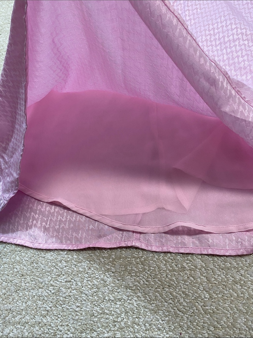 Astr Pink Tie-Shoulder Mini Dress with Ruched Bodice Size M 100% Viscose - Picture 16 of 16
